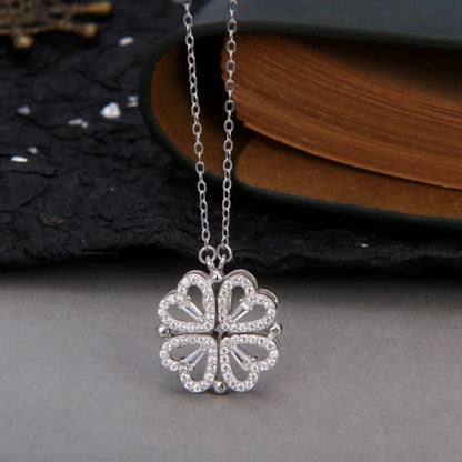 Classic Niche Design Peach Heart Necklace