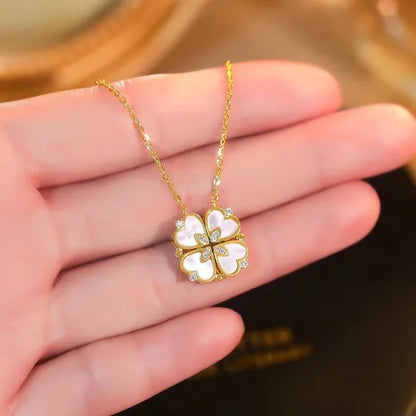 Classic Niche Design Peach Heart Necklace